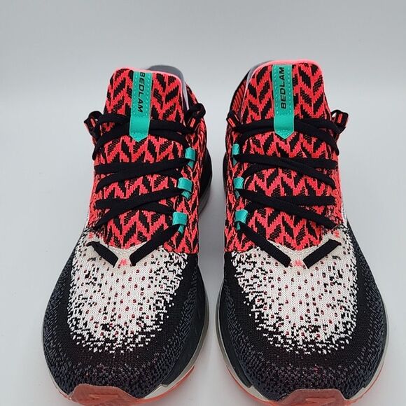 Brooks Women's Bedlam Pink, Black & White Running Athletic Sock Shoes, Sz 9B - Picture 3 of 8